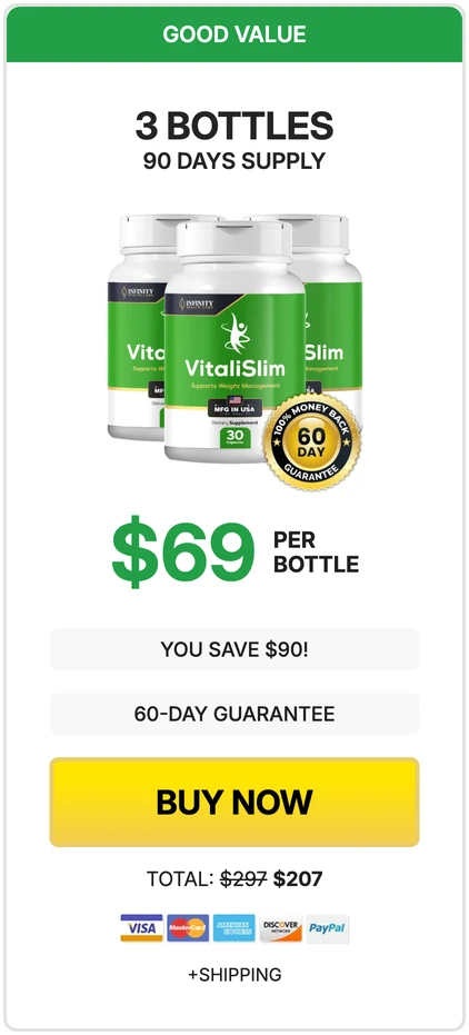 VitaliSlim 3 bottles